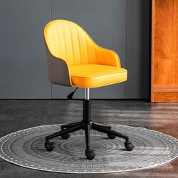 Computer Chair for Home Use, Comfortable for Girls' Bedrooms, Makeup Chair for Dormitories, Suitable for College Students' Desks, Long Sitting, Adjustable Backrest, Swivel Chair