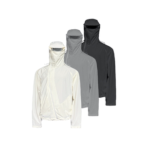 
JCAESAR SUN-PROOF JACKET diagonal zipper drawstring hooded sun protection clothing UPF100+ sun protection index