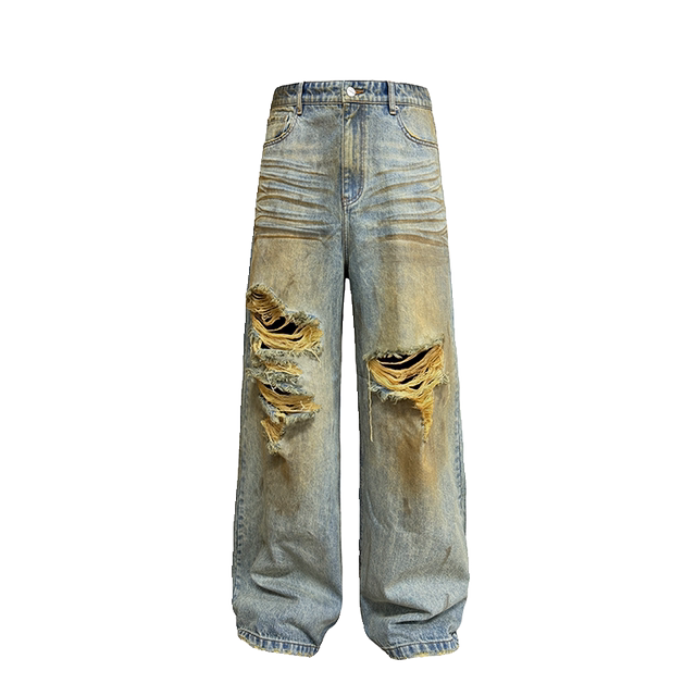 JCAESAR GREASE DIRTY DENIMS｜パンツ