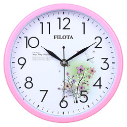Factory Price Direct Sales Modern Cartoon Colorful Round Silent Wall Clock Children's Bedroom Fashion Creative Electronic Quartz Clock