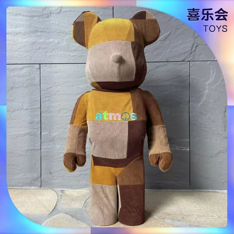 Bearbrick 积木熊ATMOS x Sean Wotherspoon衣服熊1000%暴力熊-Taobao