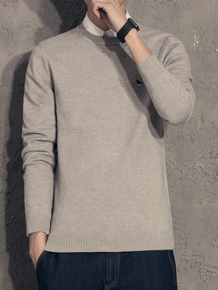 冬季潮男必备单品,时尚保暖的针织衫!图2