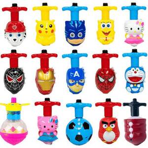 Lighting cartoon glowing colorful gyroscopy music rotation outdoor lighting children's flash toy night market stall supply
