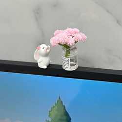 Desk Computer Monitor Decoration Cute Gadgets for Girls to Transform Their Workstations and Make Them More Relaxing, Small Ornaments for the Tv