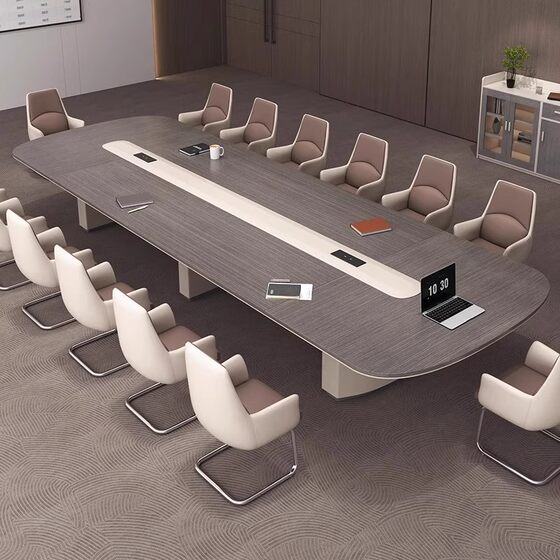 
Office conference table, large conference room table and chair combination, simple modern workbench, negotiation table, conference table, long table