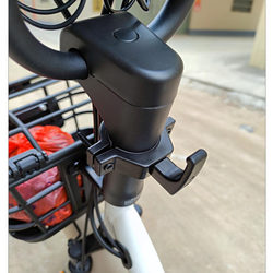 Universal Thickened Front Handlebar Hook for Small Electric Bikes, No-Drill Modification Hook for Hanging Items, Helmet Hook