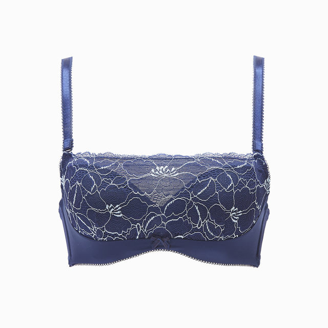 Dai series lace tube top push-up detachable shoulder strap bra for ...