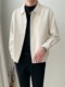 Korean style lapel jacket men's 2023 new spring and autumn casual trendy men's high-end autumn tops