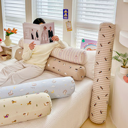 New Type a Pure Cotton Adult Cylindrical Pillowcase, Removable and Washable, All-Cotton Sleeping Leg-Hugging Pillow, Long Pillow for Girls to Sleep on Their Side
