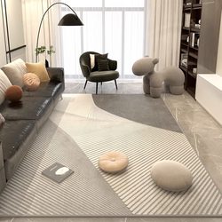Carpet for Living Room 2025 New Model Modern Household Waterproof Gray Coffee Table Rug Bedroom Light Luxury High-End Sofa Floor Mat