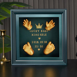 Dragon Baby Hand and Foot Print Model, Full Moon Hand and Foot Print, 100-Day Hand and Foot Print, DIY Commemorative Version, First Birthday Photo Frame Souvenir