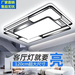 2025 New Living Room Lamp Main Light Led Ceiling Lamp Modern Simple and Elegant Zhongshan Lighting Whole House Package Set