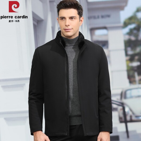 Pierre Cardin Men's Winter Parka - Rex Rabbit Fur Liner