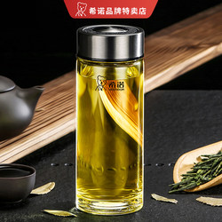 Xino Single-Layer Glass Cup for Men and Women, Portable for Car Use, Thickened, Heat-Resistant Water Cup, Simple Household Large-Capacity Tea Cup