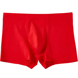 underwear men's red natal year boxer cotton seamless Latest Best 