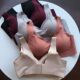 New Japanese Supplement traceless steel ring-free large-size bra deep V gather invisible breasted sports safety underwear 918