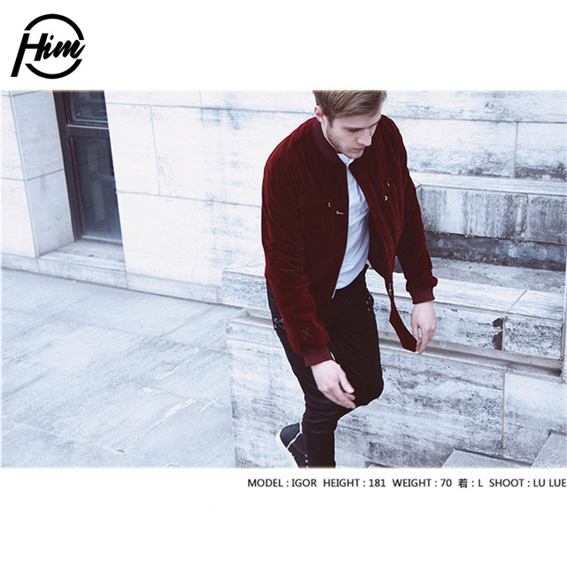 PHIM original design 2017 new autumn baseball stand collar retro zipper