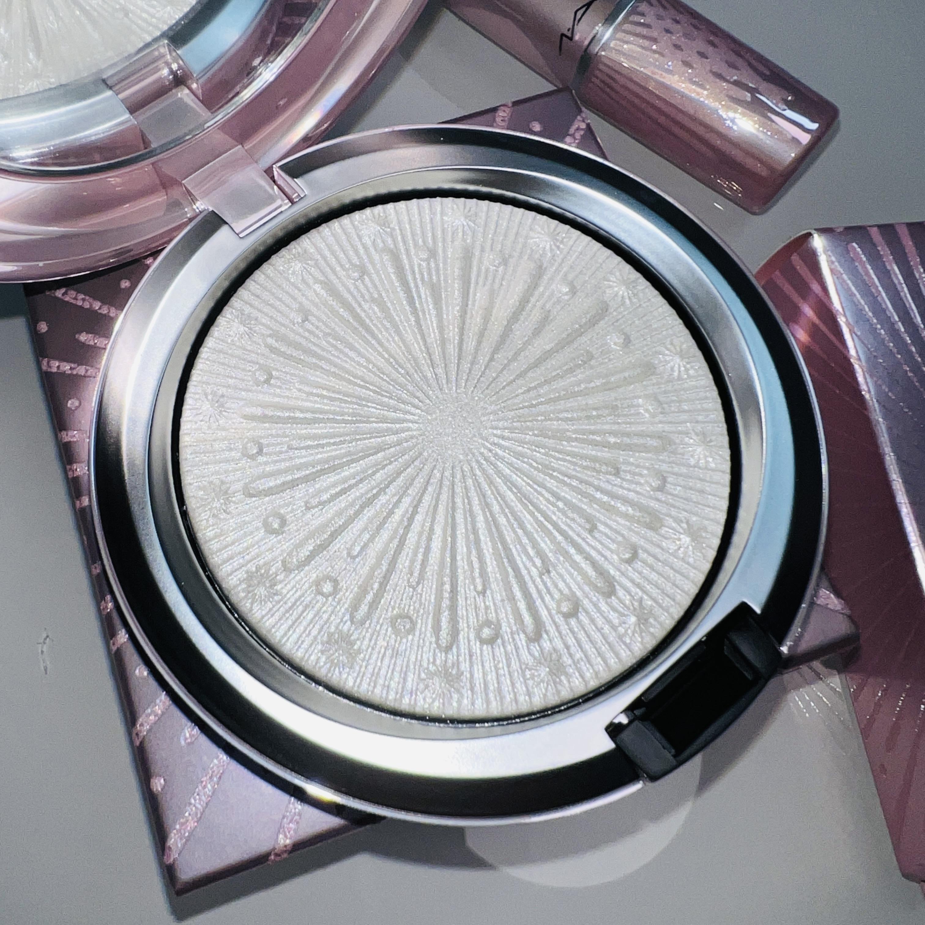 现货mac魅可圣诞限量口红高光冰雪烟火唇膏snowfilter