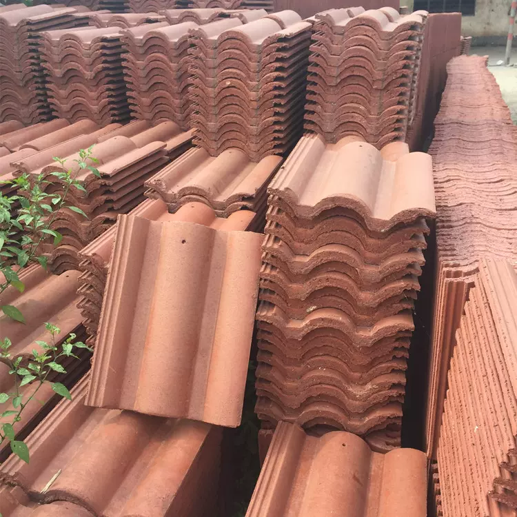 33x42水泥瓦工廠歐式彩瓦英紅西瓦萬科同款別墅