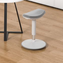 Saddle Chair Ergonomic Riding Chair Bar Standing High Stool Adjustable Office Swivel Chair Kitchen Cooking Stool