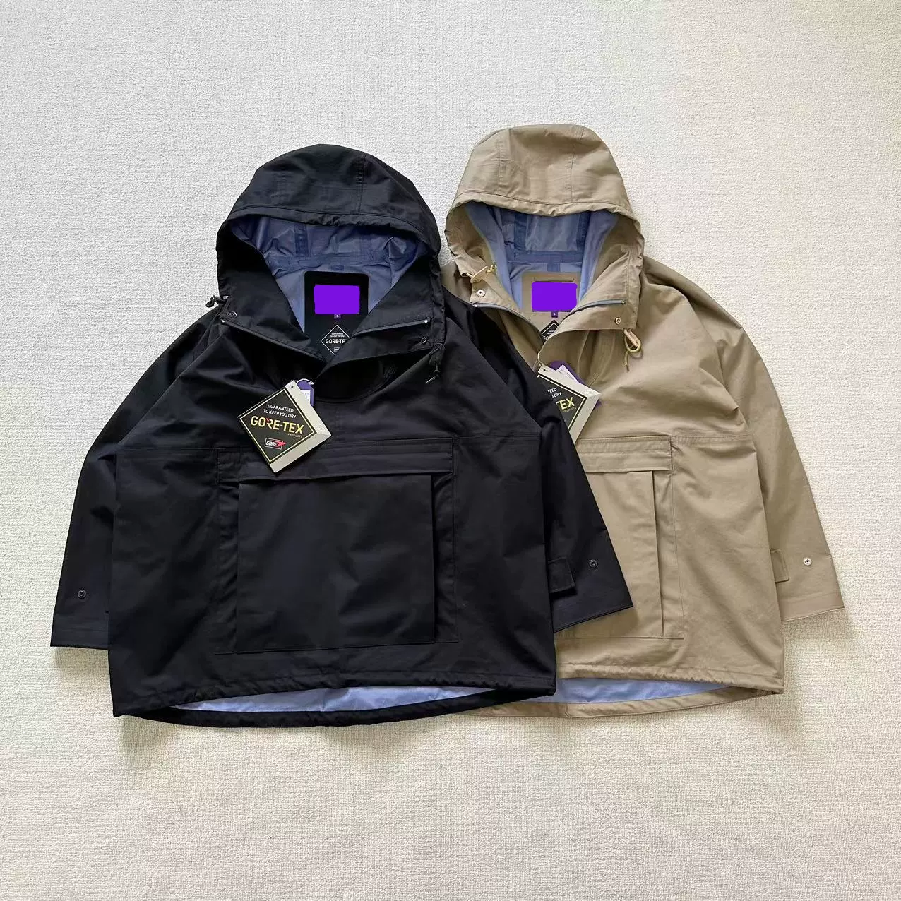 日单紫标GORE-TEX Field Cagoule防水连帽套头冲锋衣NP2305N-Taobao