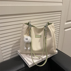Casual Autumn and Winter New Tote Bag 2025 Trendy Women's Shoulder Bag, Stylish, Simple, Fashionable, Large-Capacity Bag