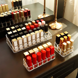 German Zsvip Light Luxury Lipstick Storage Box Washbasin Desktop Cosmetics Dressing Table Transparent Jewelry Organizer Box