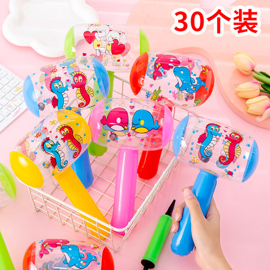 Asukohu Martillo De Aire Inflable Para Bebés – Sonajero Interactivo Suave, Juguete De Fiesta Para Niños, Portátil Y Fácil De Inflar, Ideal Para Disfraces Y Carnaval