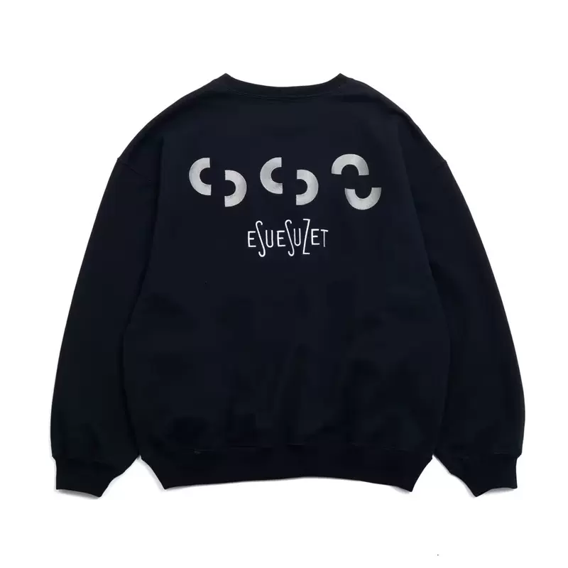 BEAMS SSZ CREW NECK SWEAT 23AW 半环刺绣男女休闲宽松圆领卫衣-Taobao