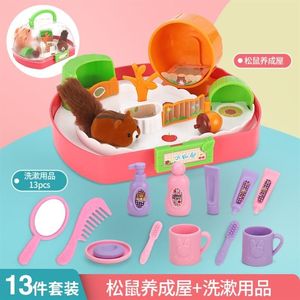 
Popular Naughty Hamster Baby Children's Electric Simulated Animal Play House Toy Feeding Pets for Girls' Birthdays