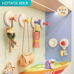 Suction Cup Hook, Strong Load-Bearing Adhesive Clothes Hook, Dopamine Vacuum Traceless Wall Hook for Bathroom, No Drilling Required