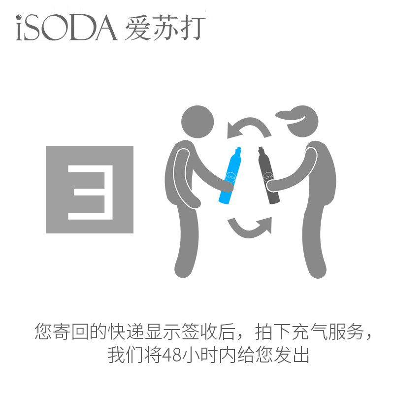 Isoda 탄산수 제조기 - 1L 병
