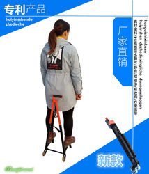 New Style Folding Luggage Cart, Labor-Saving, Silent, Portable Shopping Cart, Household Trolley, Mini Car-Mounted Trailer