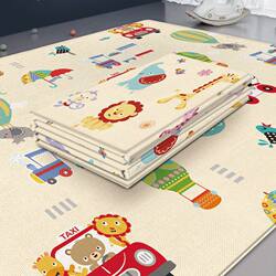 Baby Crawling Mat, Children's Double-Sided Foldable Crawling Mat, Living Room Floor Mat, Household Waterproof Baby Play Crawling Mat