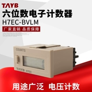 Màn hình kỹ thuật số Taibang Bộ đếm điện từ 6 chữ số Bộ đếm điện từ H7EC-BVLM có tính năng đếm điện áp tích lũy