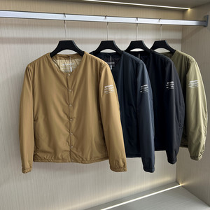 
Environmentally friendly material! Efficient thermal fiber! Autumn and winter collarless cotton jacket for men and warm cotton jacket for male couples