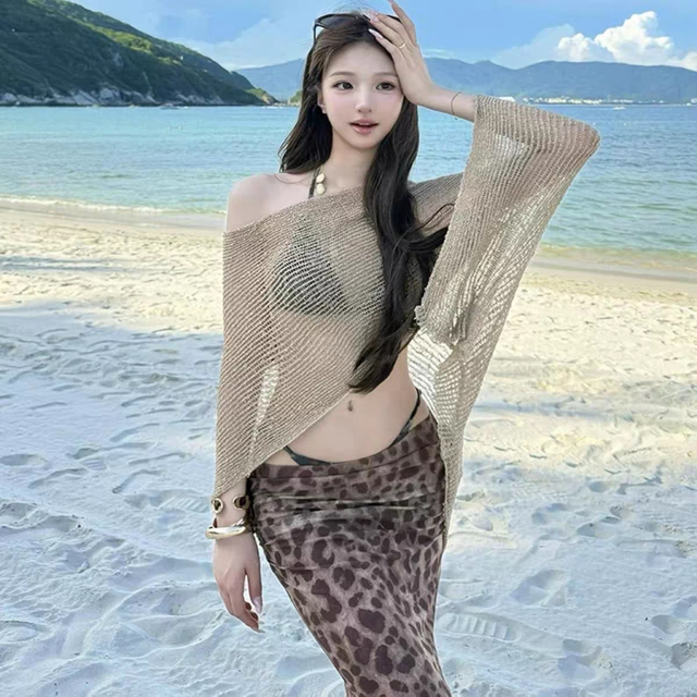 Special offer women's swimsuit high-end 2025 new bikini sexy pure lust hot spring swimsuit backless vacation