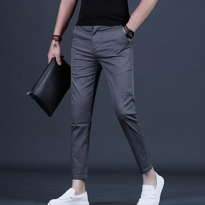 
Summer nine-point pants men's casual pants Korean style trend slim small feet high-end nine-point men's trendy brand fashion pants