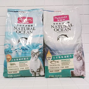 
Maifudi cat food salmon krill fish oil British short American short supplement nutrition cat kitten natural staple food 10kg