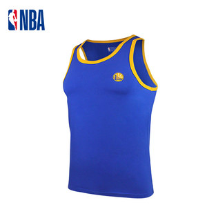 
NBA Warriors vest men's pure cotton sweat-absorbent and breathable thin simple round neck inner base top sports and casual