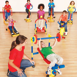 Sensory Training Equipment, Kindergarten Kidsren's Indoor Exercise Exercise Bike Equipment, Outdoor Physical Training Treadmill