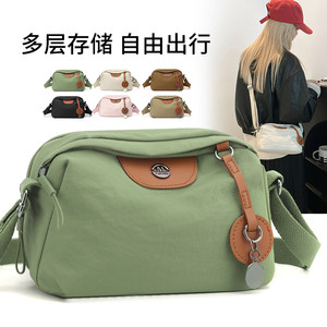 
Crossbody bag Women's 2025 new trendy bag large capacity Oxford cloth lightweight and versatile shoulder bag nylon canvas bag