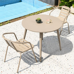 Mojia Balcony Table and Chairs, Leisure Terrace, Outdoor Courtyard, Drinking Tea and Reading, One Table and Two Chairs, Small Round Table, Three-Piece Set, Coffee Table