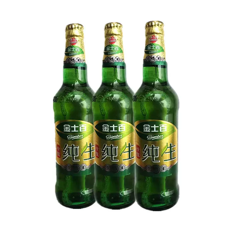 金士百啤酒纯生啤酒精酿啤酒四平特产烧烤聚餐500ml