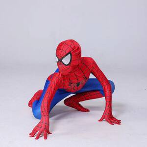 Spiderman Clothes Children's One-piece Tights Boy Suit Nano War Clothes Halloween Boys Show Costume
