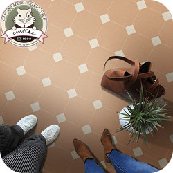 American-Style Caramel Retro Tiles 200*200 Bathroom Balcony Kitchen Entrance Background Wall Non-Slip Wear-Resistant Tiles