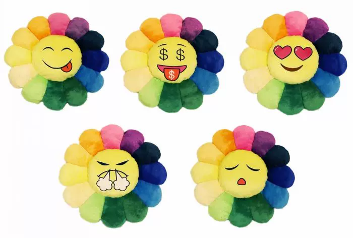 日本代购潮牌村上隆太阳花21新款大花60cm花朵表情符号