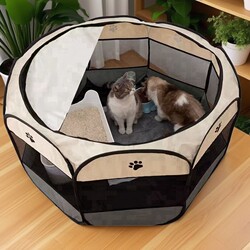 Cat Maternity Room, Pregnancy and Birthing Box, Enclosed Pet Dog Birthing Home, Female Cat Animal Birthing Fence Tent