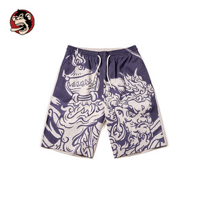 
WOOKONG Wukong's new product summer news king graffiti shorts men and women outdoor water-resistant five-point pants trend