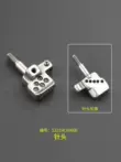 Đài Loan Baoshi ct9600 định vị khóa liên động máy may vị trí kim lắp ráp bốn kim sáu sợi tấm kim răng ép chân kim 